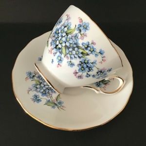 Royal Vale Bone China Floral Tea Cup & Saucer